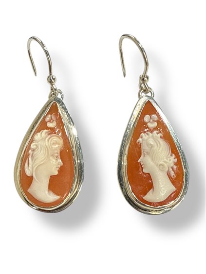 Boucles d'oreilles Mandile 1922 Femme Cammei  in Argent Conchiglia 2MORCM27 - 2MORCM27